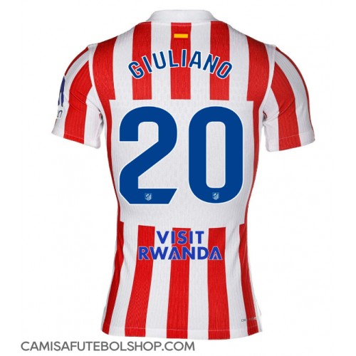 Camisa de time de futebol Atletico Madrid Giuliano Simeone #20 Replicas 1º Equipamento 2025-26 Manga Curta